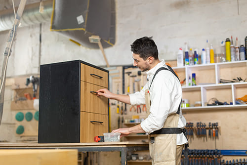 Cabinet and joinery